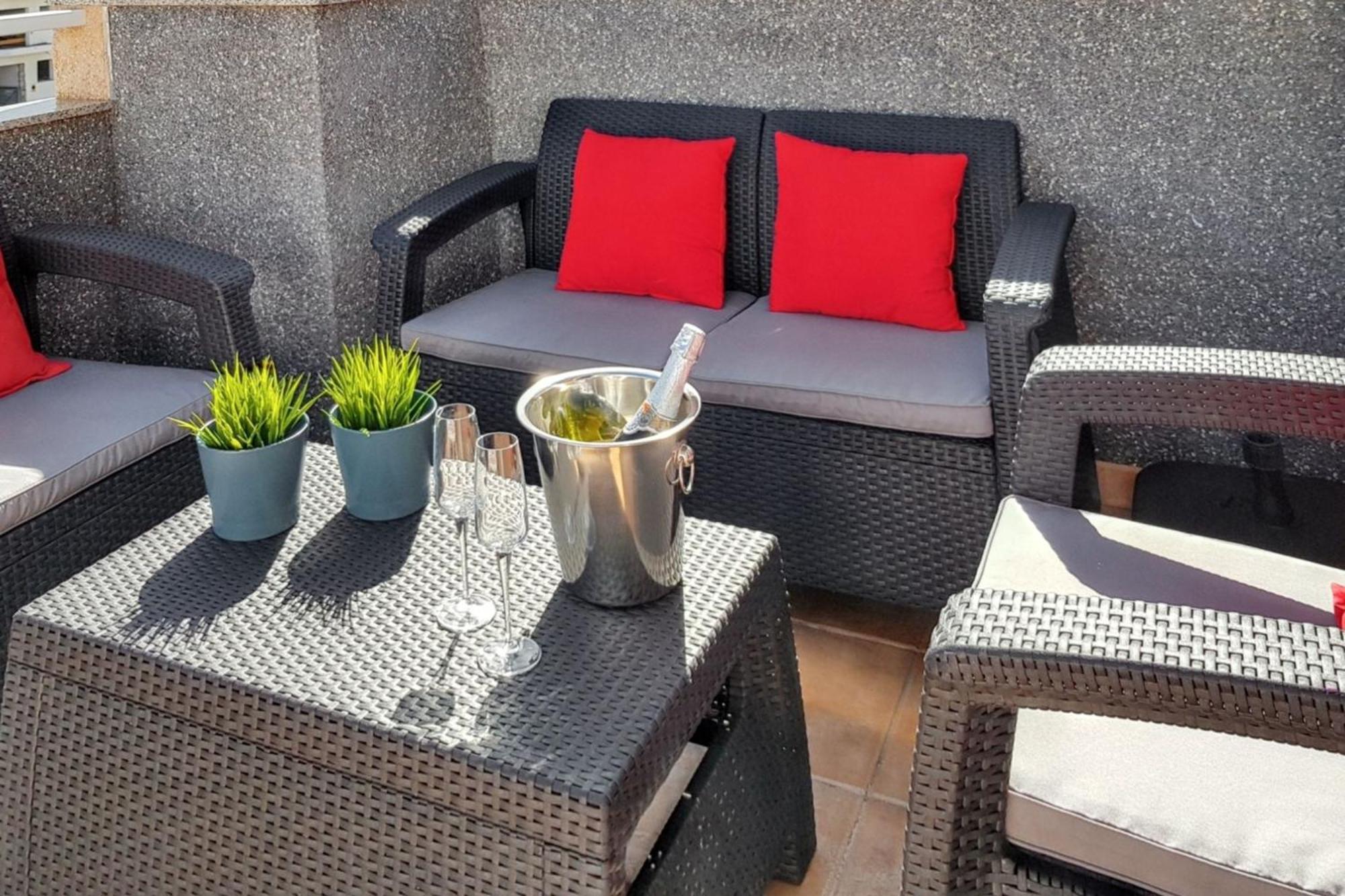 Bright Apartment In Puerto De Santiago 65 M² Terrace Εξωτερικό φωτογραφία